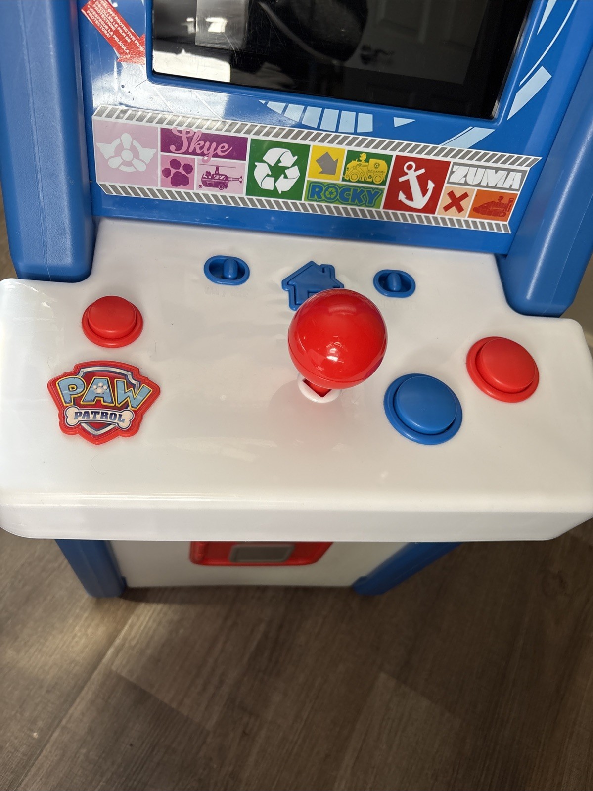 Arcade1up Paw Patrol Jr Video Game Tested Works No Stool