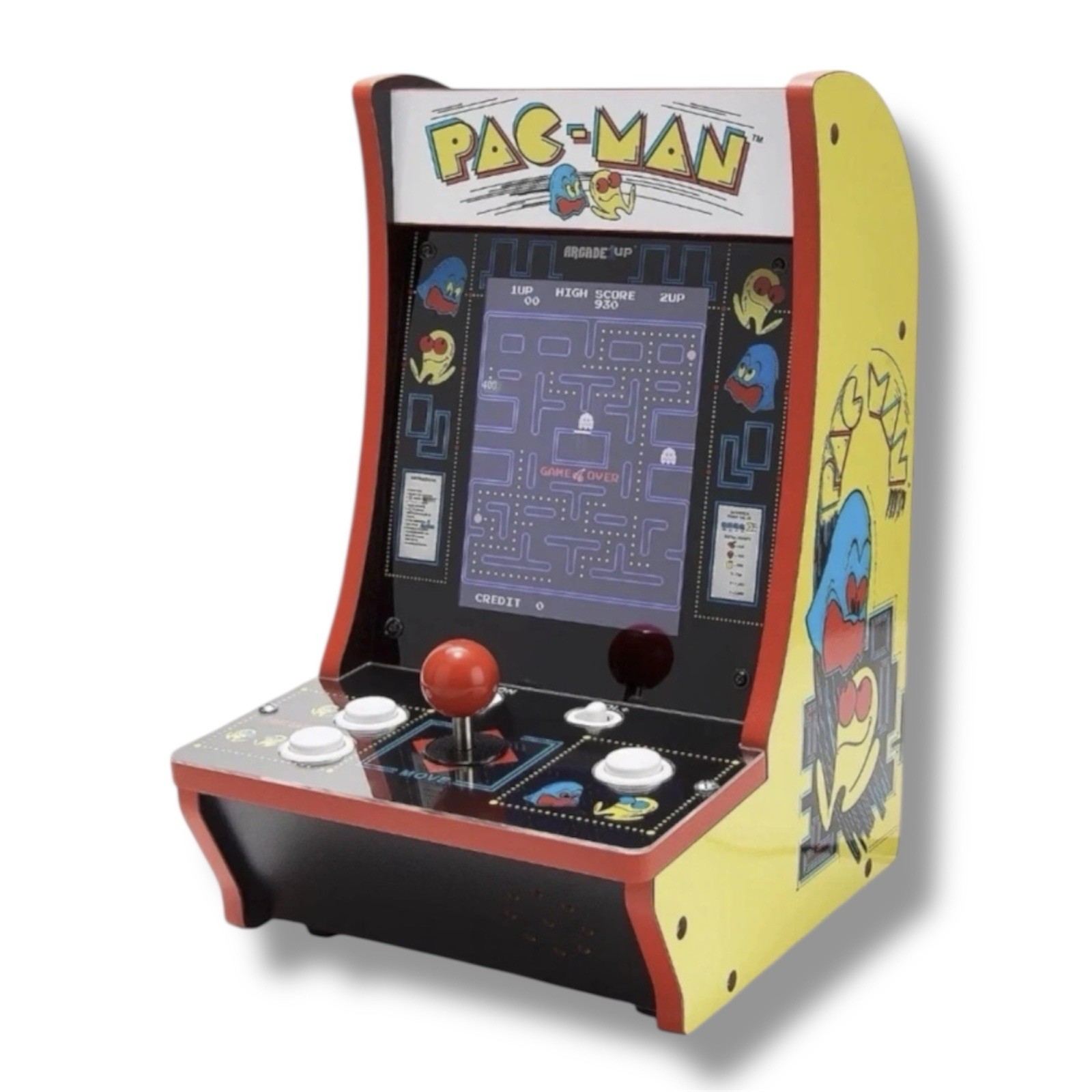 Arcade1Up PAC-MAN Countercade 3 Games in 1 Arcade Machine 13″ | NEW