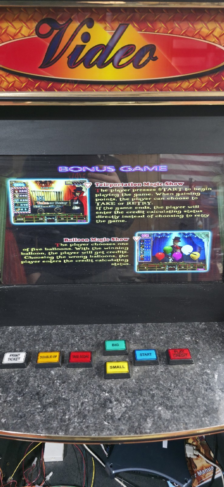 IGS Magic Show Video Arcade Game (game board only)