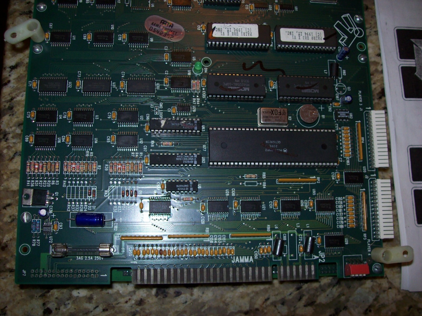 PAIRS [EXOTIC] JAMMA BOARD! SUPER RARE WORK WITH MANUAL