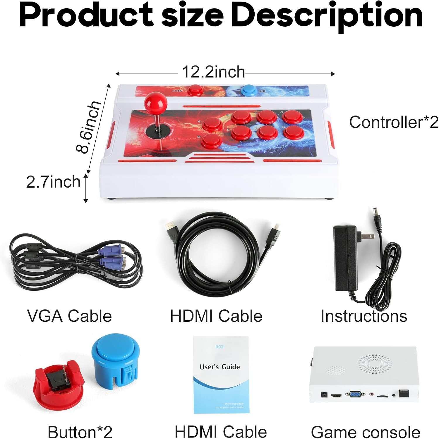 Pandoras Box HD Arcade Game Console: 32000 Games, Perfect for Family Fun Nights