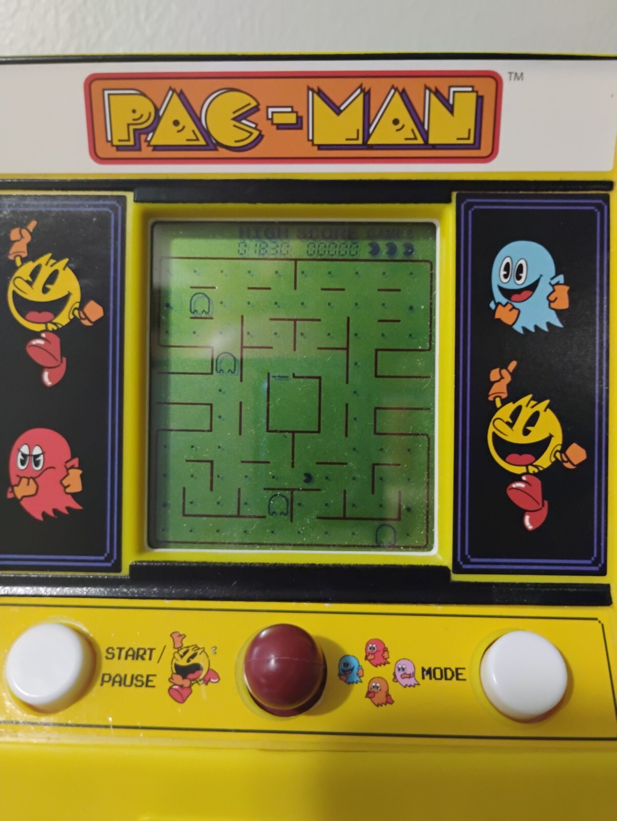Bandai Namco Classic Pac-Man Retro Mini Handheld Arcade Game WORKS