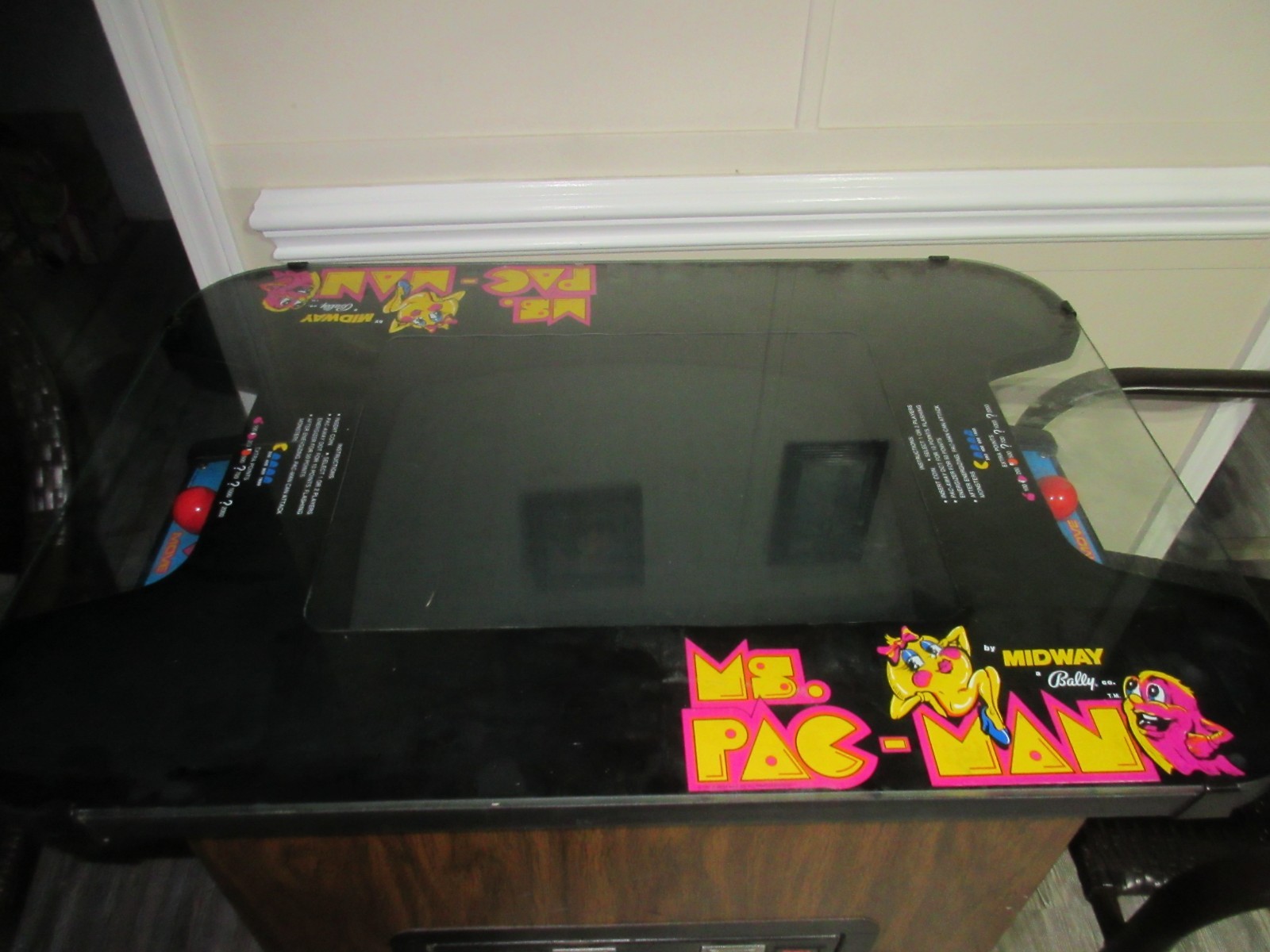 MS PAC-MAN Original Cocktail Table Video Arcade Game