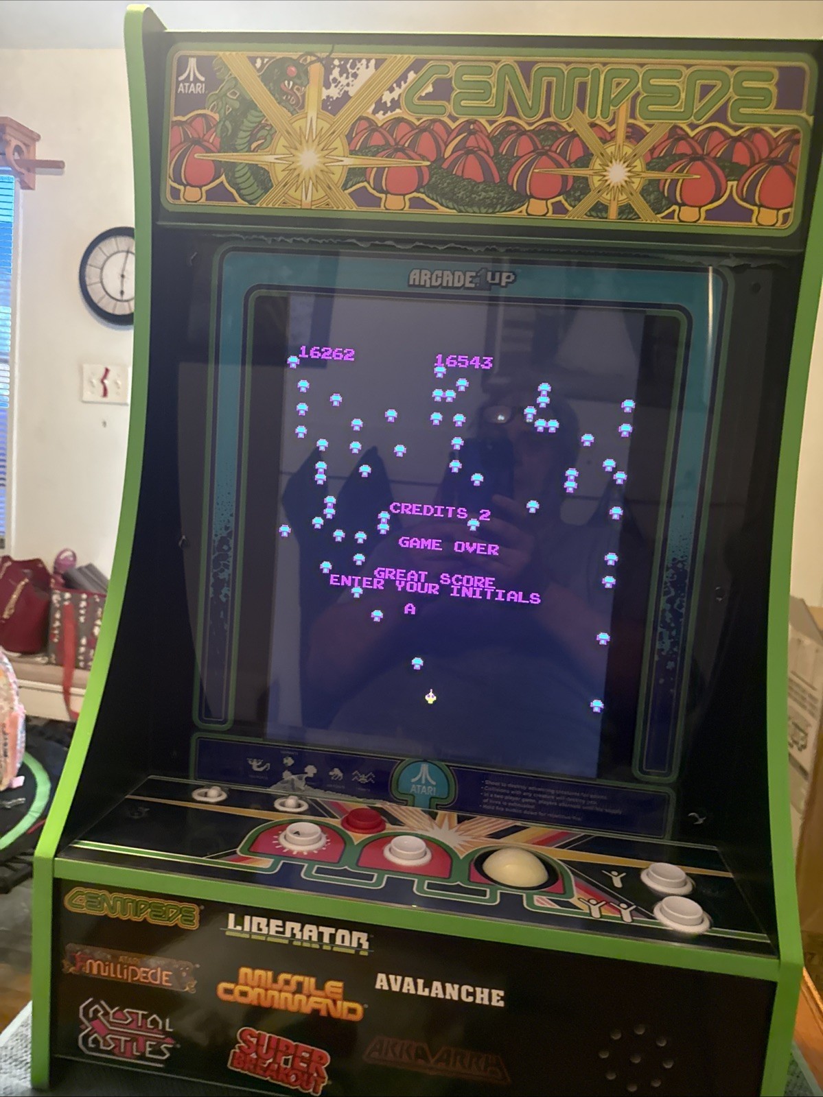 Arcade1up Centipede Mini Arcade 8 games in 1 Missile Command Akka Arrh