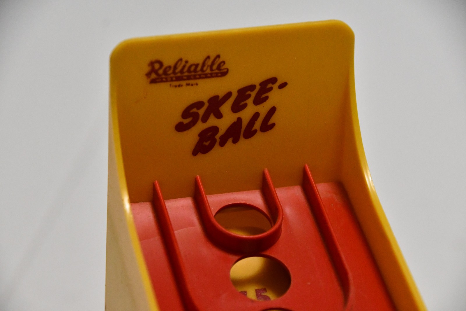 skee ball arcade game vintage plastic