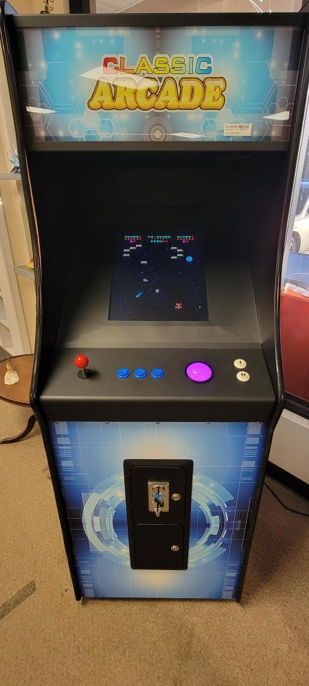 CLASSIC ARCADE Full-Sized Upright Arcade Game with 60 Classic Games (TDW031133)