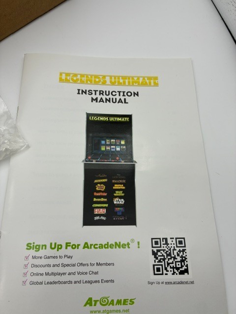 AtGames Legends Ultimate HD Home Arcade includes extra cabinet art