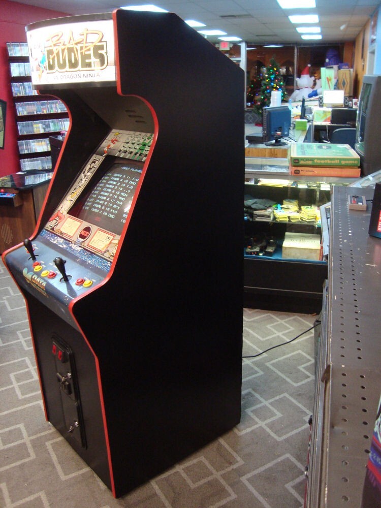 Old School Bad Dudes Arcade Game – Late 80s Full Size Coin Op