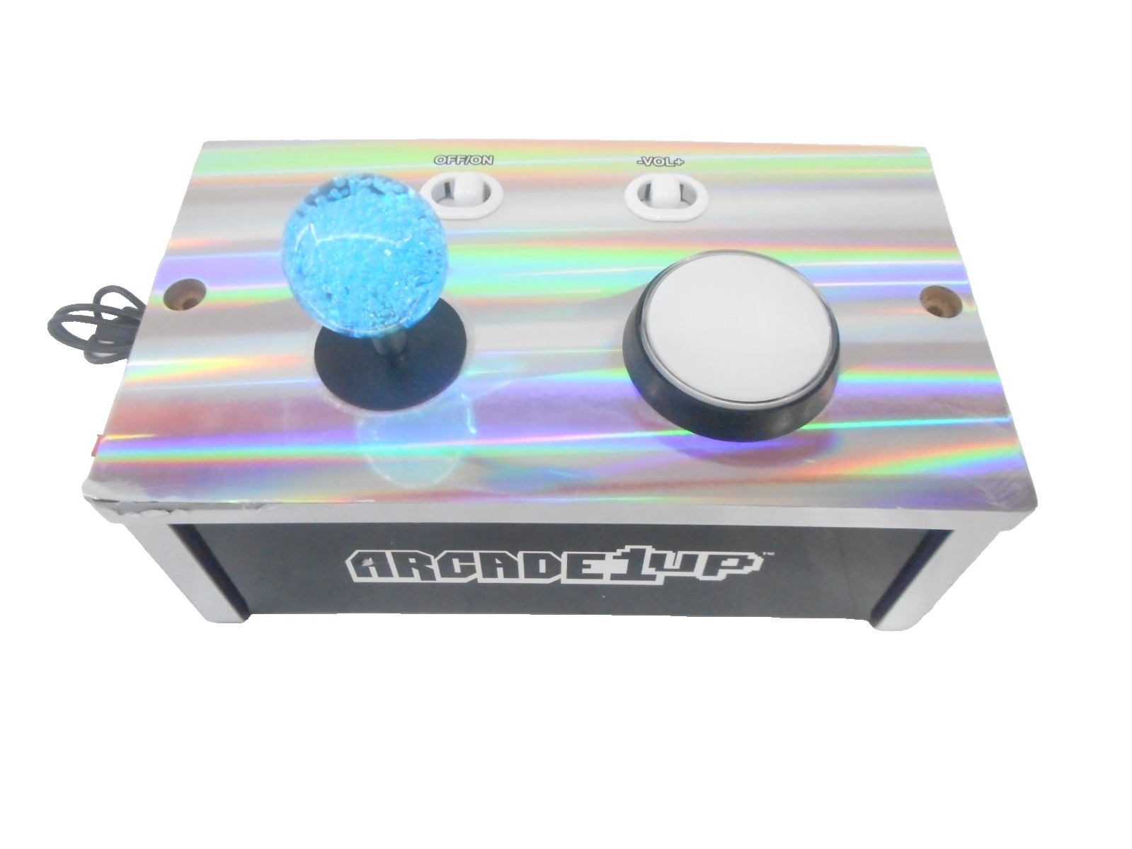 Arcade1Up Full-Size Claw Machine Light-Up Marquee Arcade Prizes ,Control Deck ON