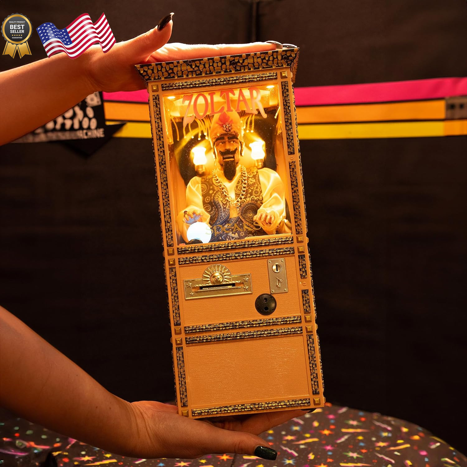 Zoltar Speaks Mini Replica Fortune Teller Machine 1/6 Scale Fully Animated