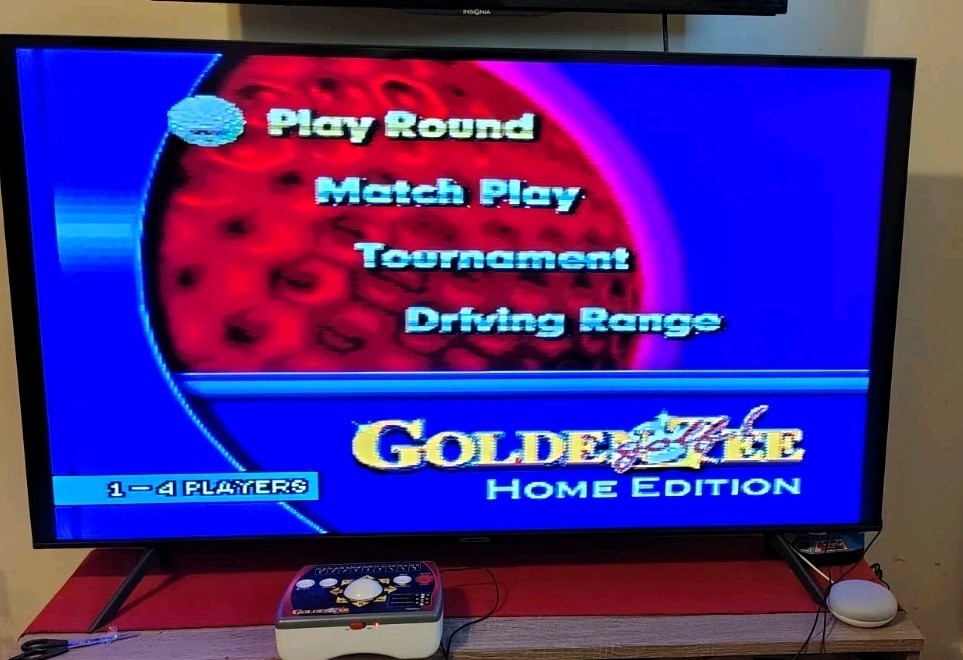 Golden Tee Golf Home Edition Radica Plug & Play Arcade TV Video Game 2005 WORKS