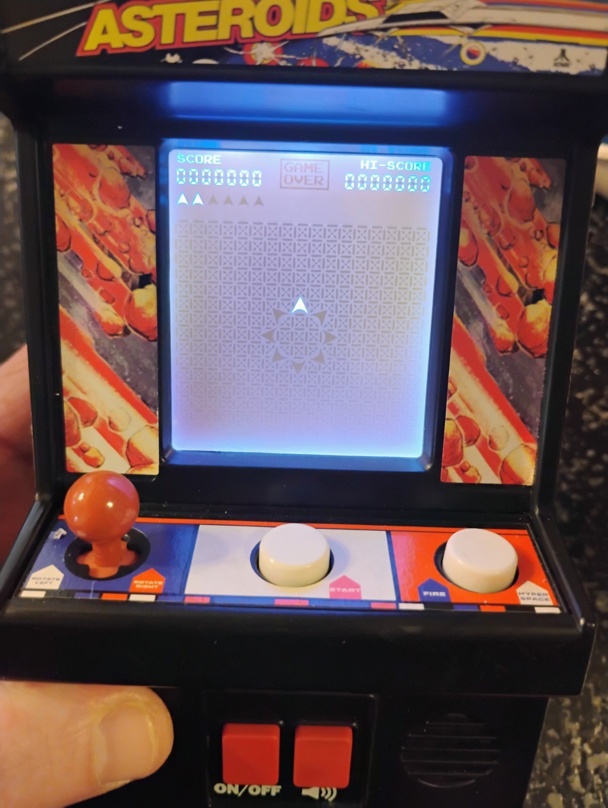 Vintage 1979 Mini Arcade Game Asteroids WORKS