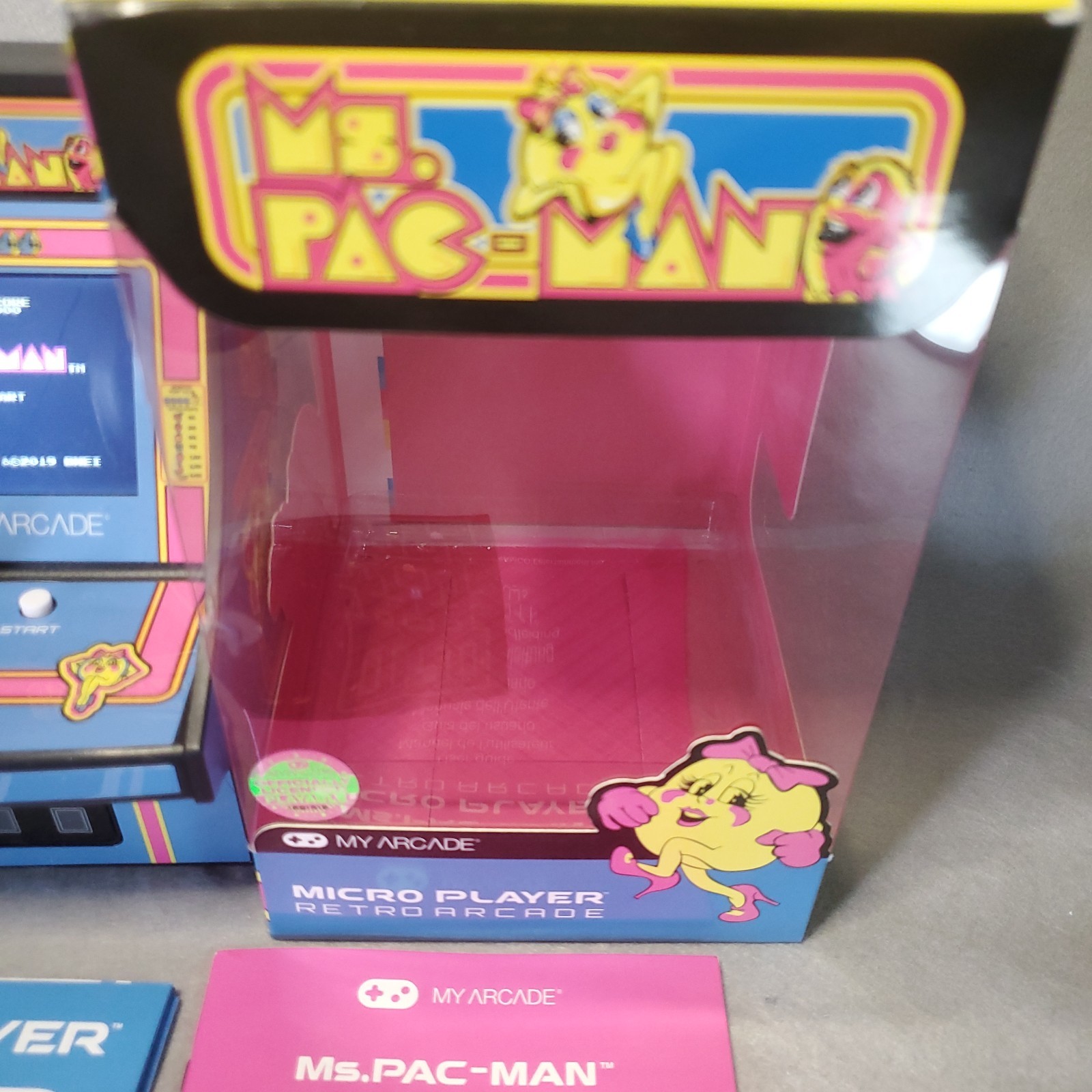 Ms Pac-Man Mini Arcade Machine My Arcade Micro Player Retro *Box Damage* WORKS