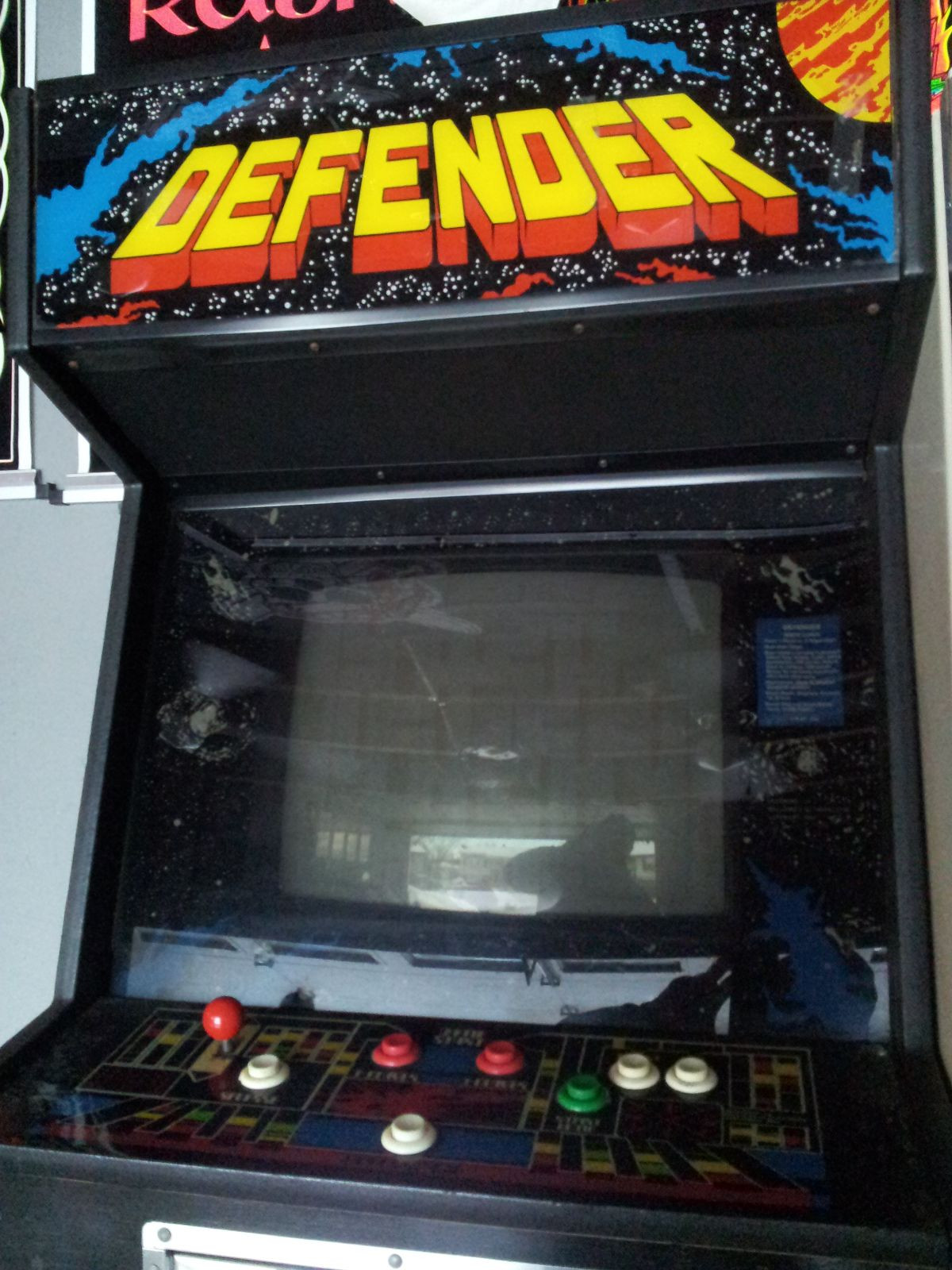 DEFENDER Partially Restored, Original Video Arcade Game with Warranty & Support