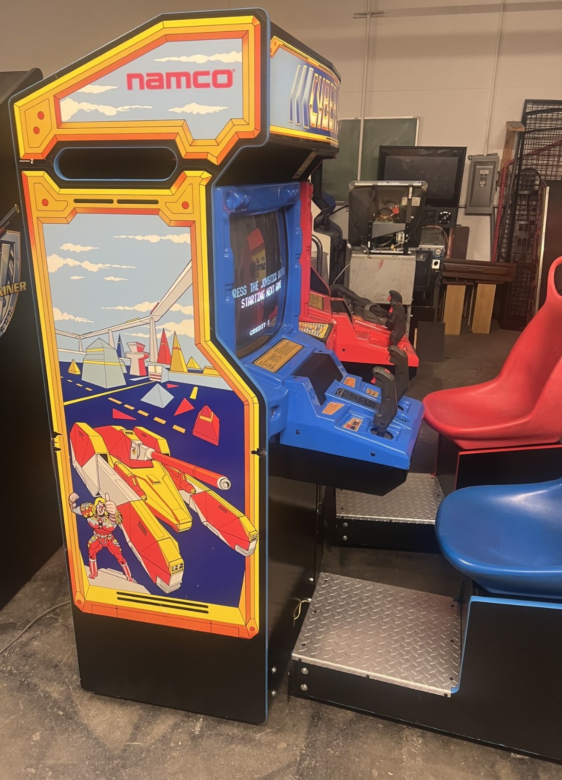 CYBER SLED ARCADE MACHINE by NAMCO (Excellent Condition) *RARE*