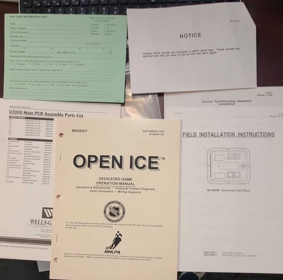 NHL Open Ice: 2 on 2 Challenge arcade machine, original