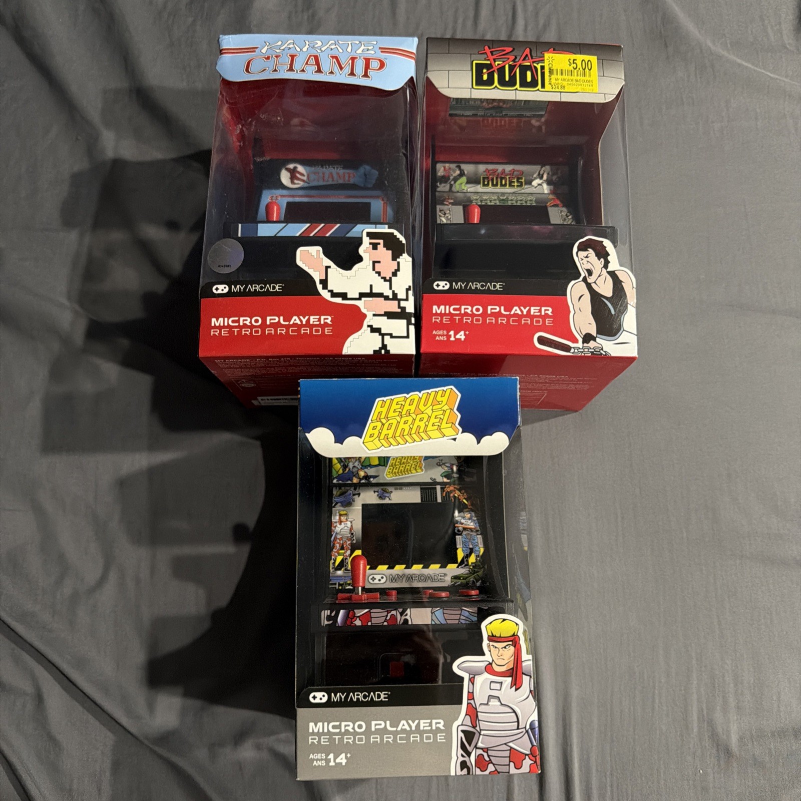 My Arcade Heavy Barrel. Karate Champ. Bad Dudes Bundle. Read Description.