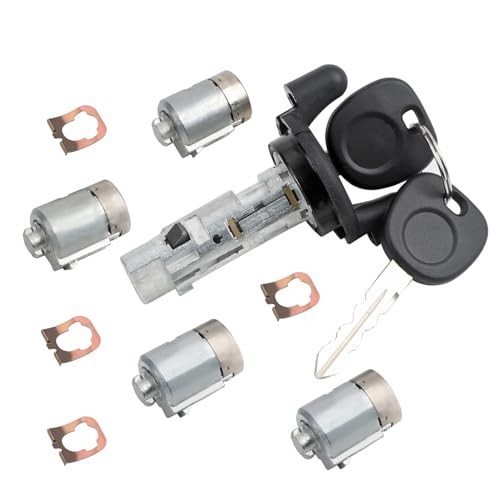 Ignition Switch Lock Cylinder With 4 Door Lock Cylinder Compatible With Chevy