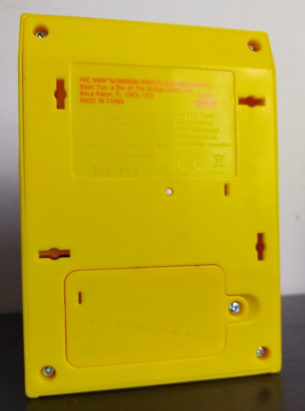 Mini Pac-man Electronic Arcade Video Game Bandai # 09521 WORKS!