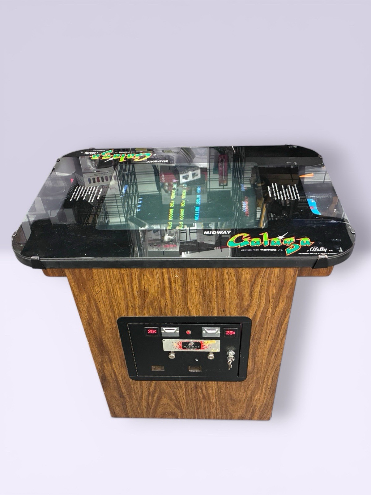 🎮 Galaga Cocktail Arcade Machine – Vintage Midway Classic 🕹️🔥