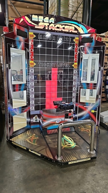 Mega Stacker LAI Games Arcade Machine Redemption Game Tickets Tokens or Card