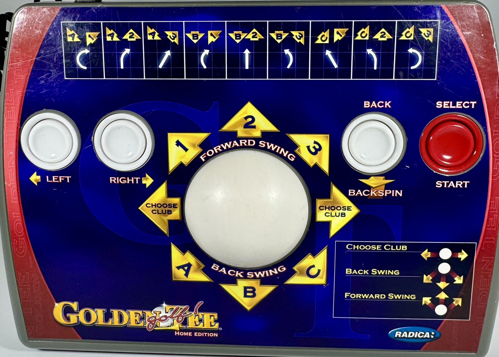 Vintage Radica Golden Tee Golf Home Edition 2005 Battery Operated Tested Working
