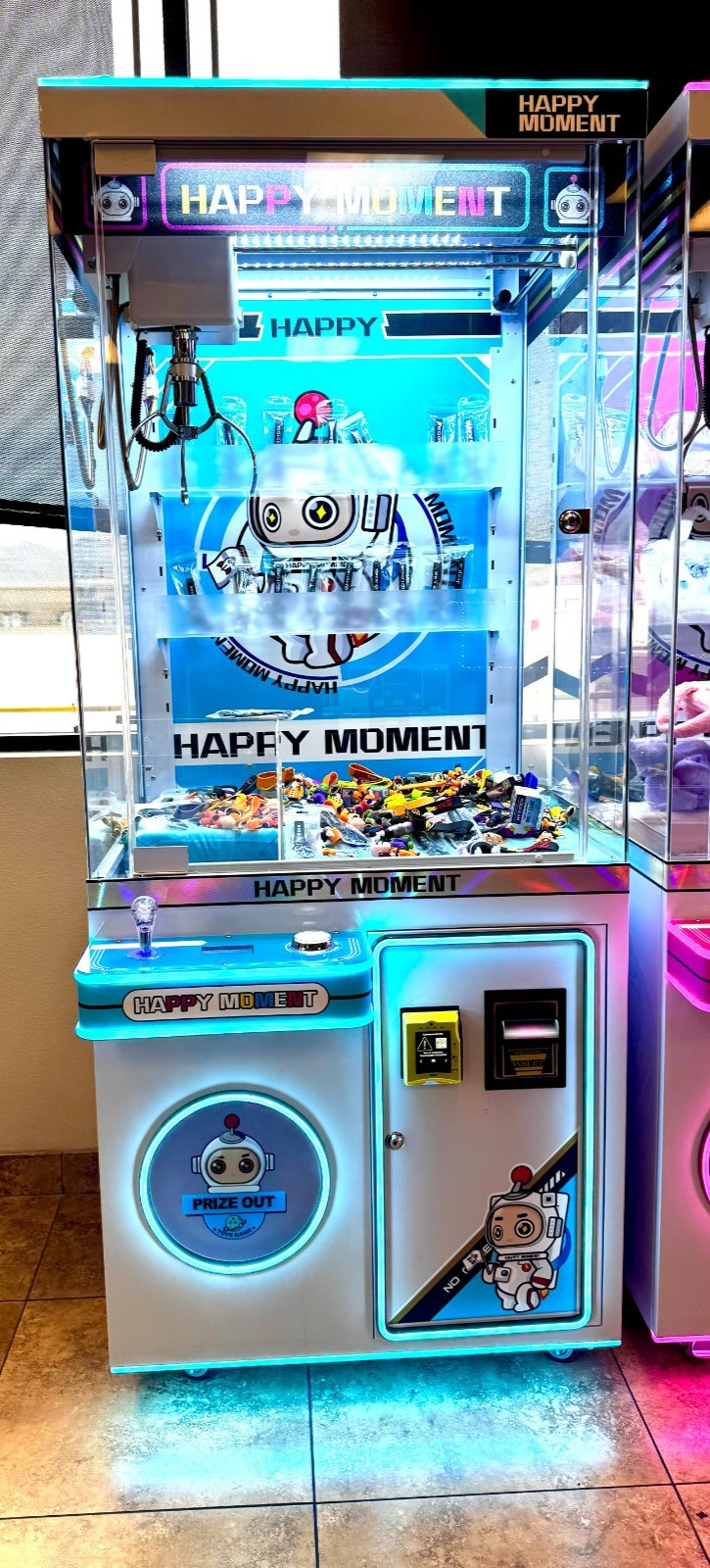 Big Arcade Professional Claw Machine Custom Tokens/Cards/Bills FREE SHIPPING!!