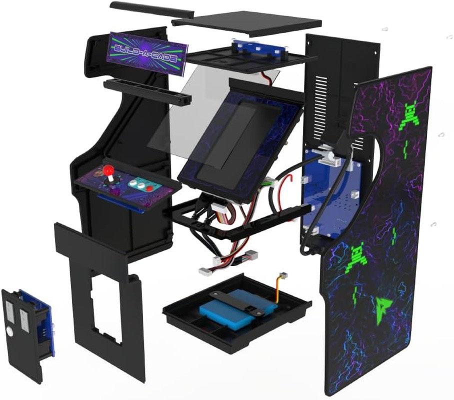 GRS Build-A-Cade | 1:6 Scale Arcade Cabinet Kit for Use with Raspberry Pi