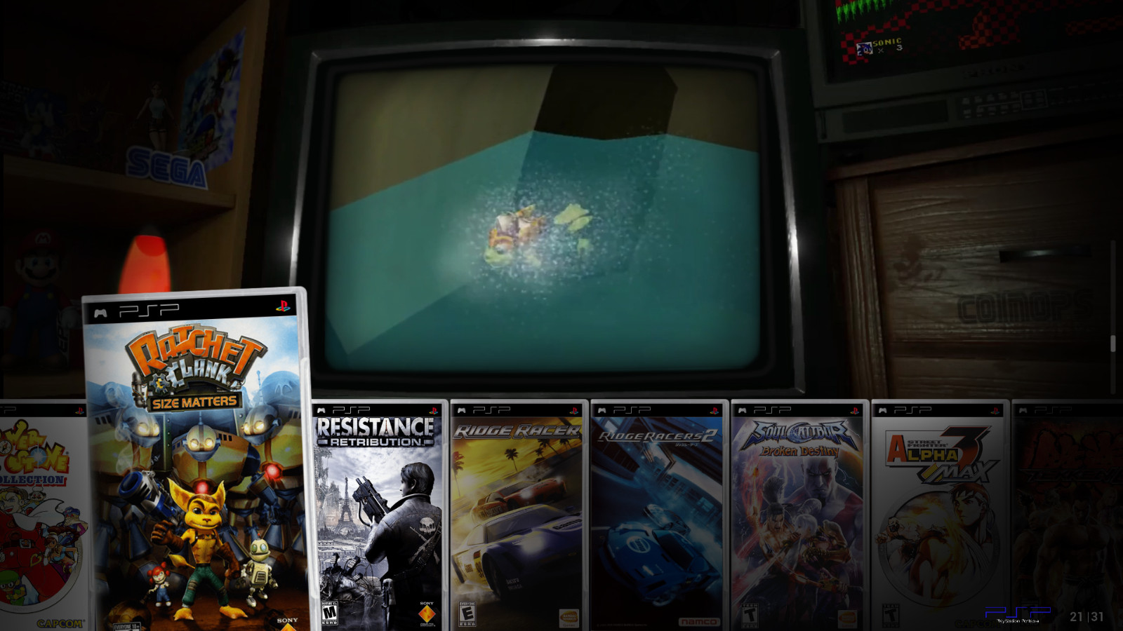 Retro-games system