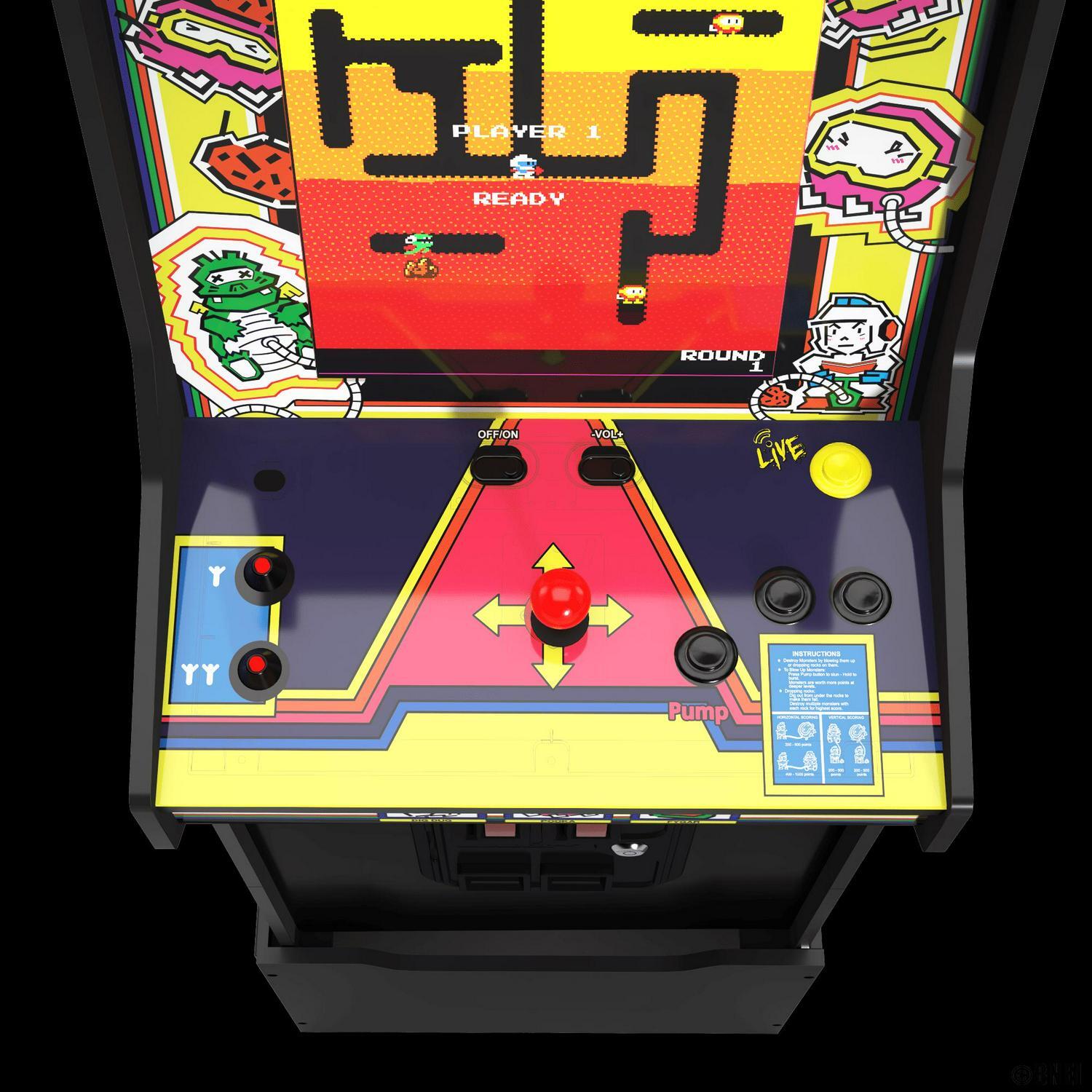 14 in 1 Multi-Game Legacy Edition Arcade Cabinet With Riser And Light-Up Marquee
