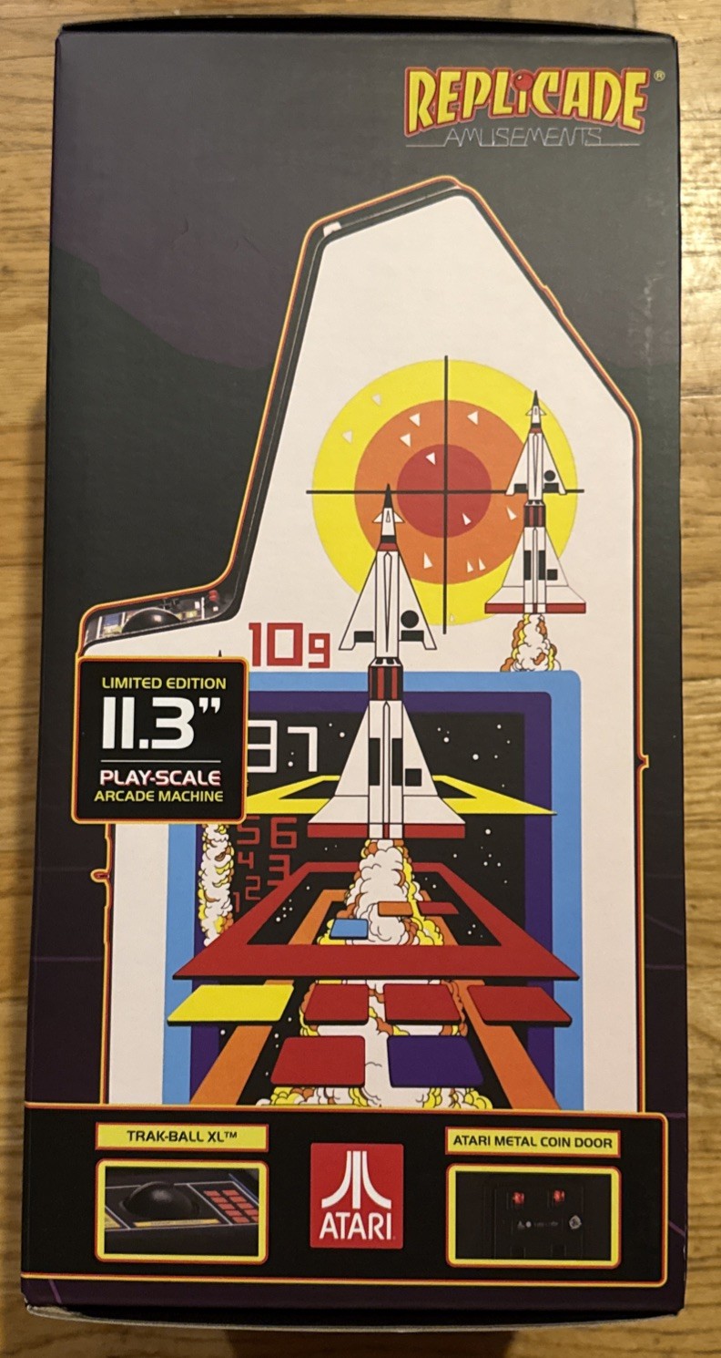 NEW WAVE TOYS MISSLE COMMAND X REPLICADE Atari Arcade 1/6 Scale *RARE/OOP*