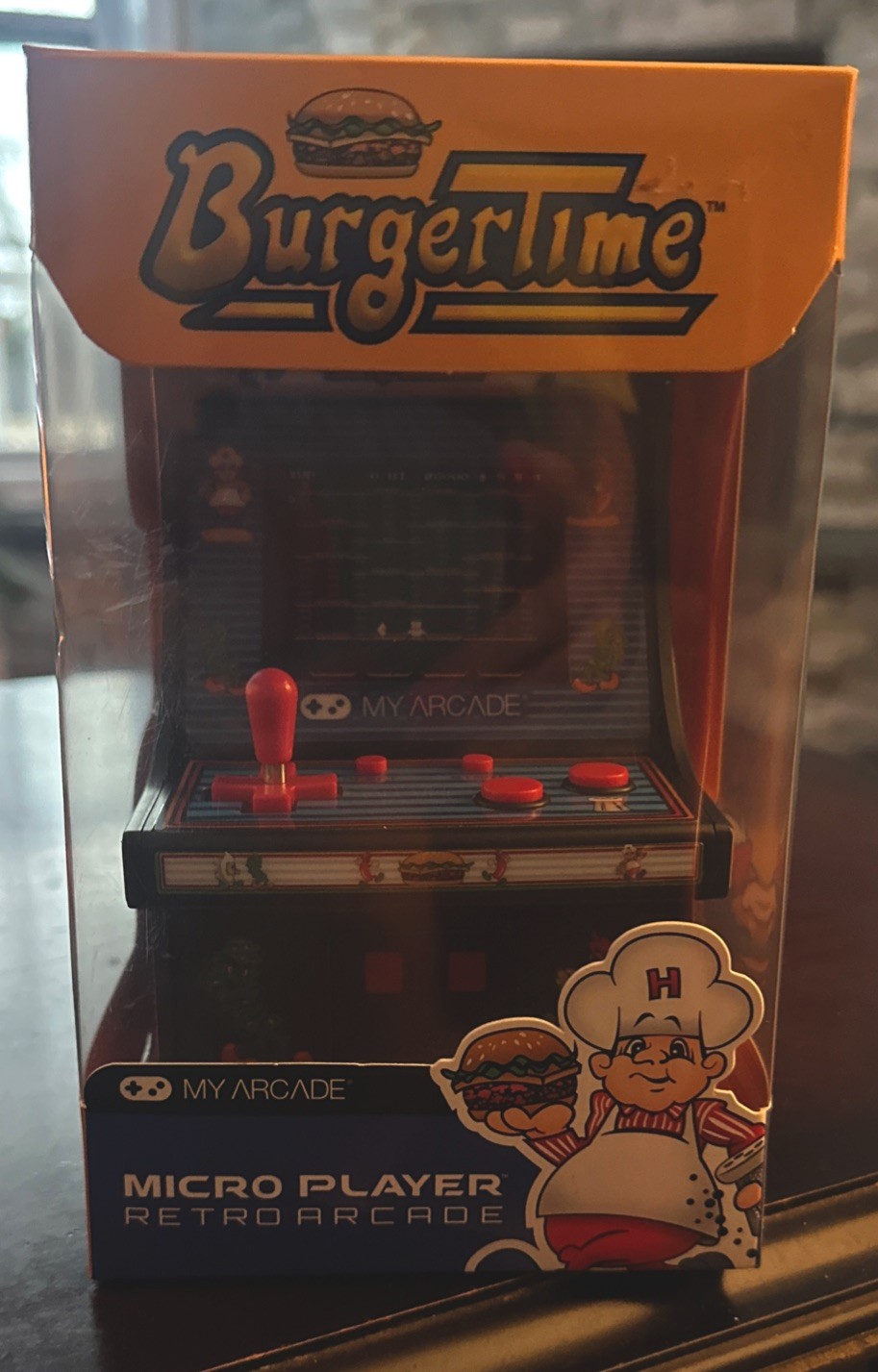 BurgerTime Micro Player Retro Arcade Tabletop – My Arcade – Tap Model – New