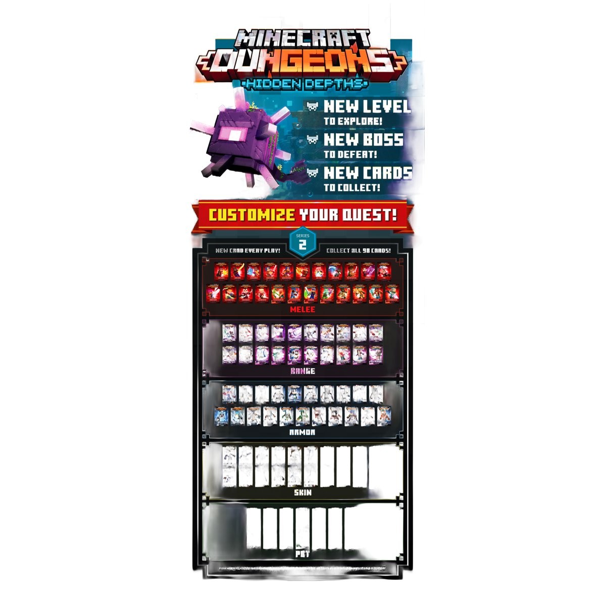 Raw Thrills Minecraft Dungeons Arcade – 2 Player