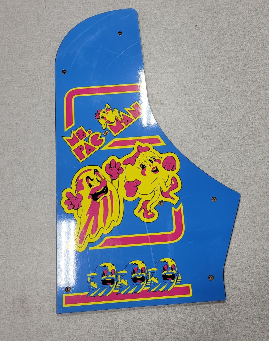 Arcade1Up Ms. Pac-Man Classic SE (Part D1) OEM Replacement Left Panel Only