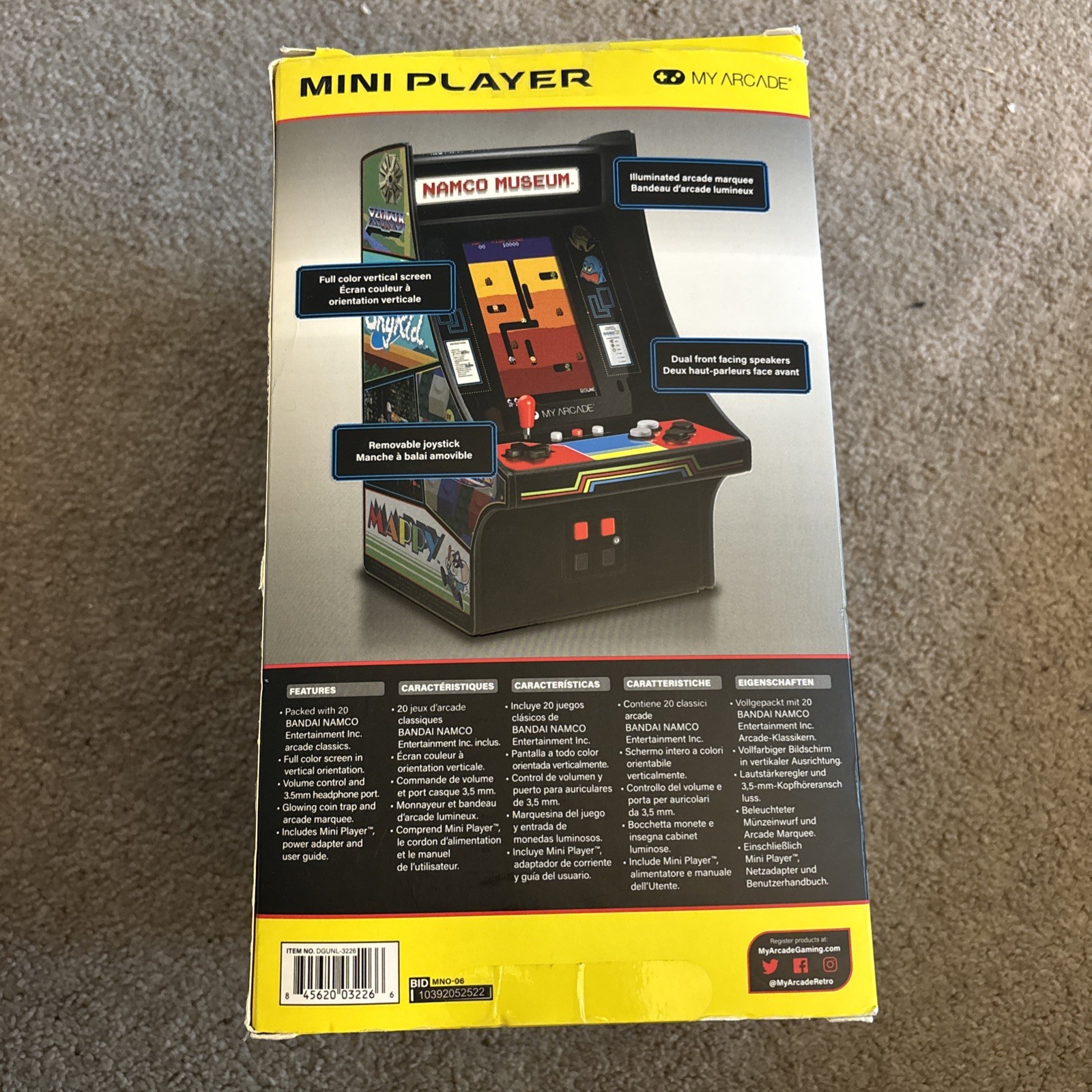Namco Mini Player – My Arcade