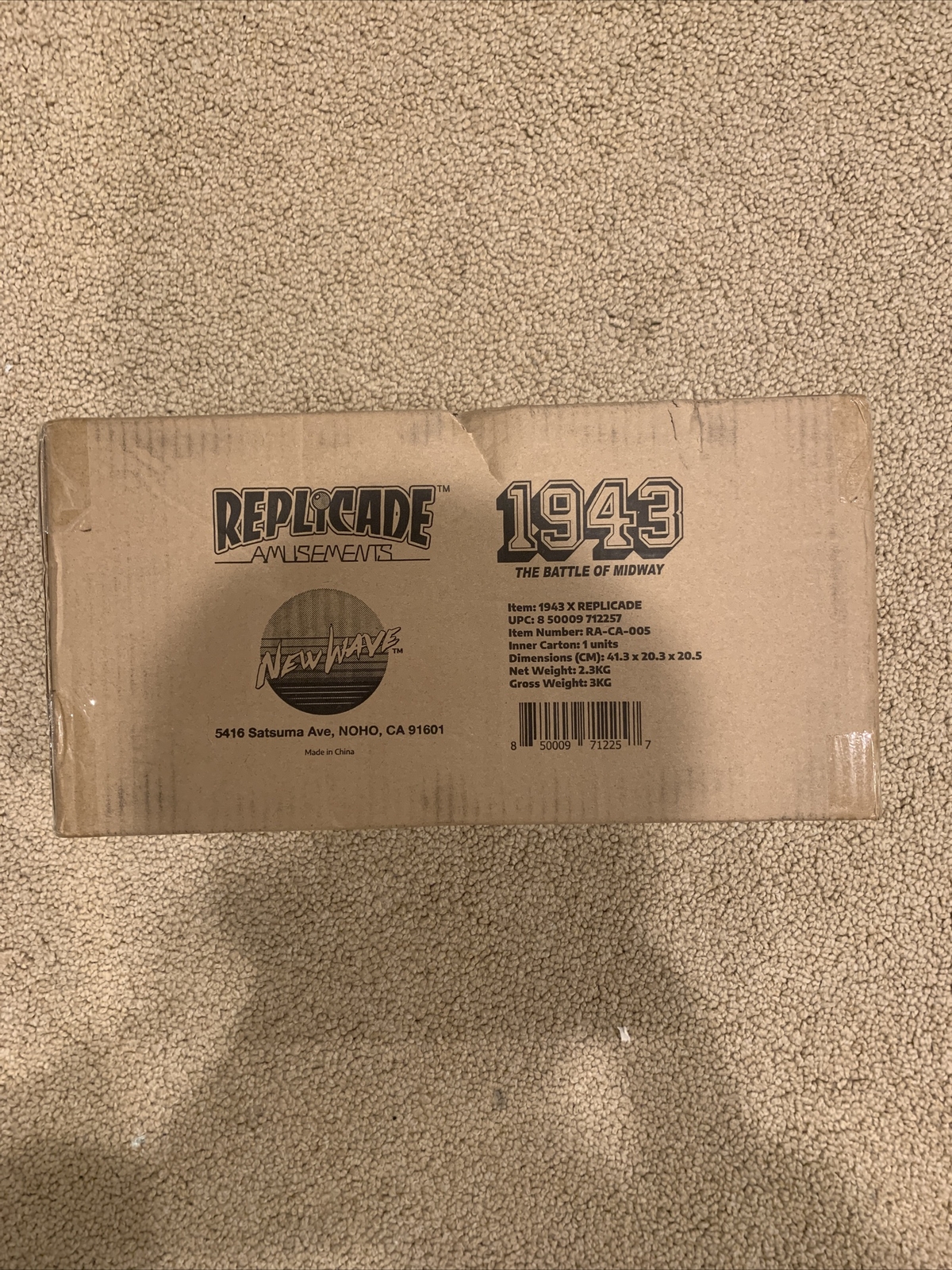 1943 New Wave Toys RepliCade 1/6 Scale Arcade Brand New!!
