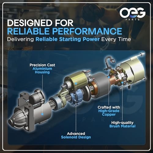OEG Parts New Starter Compatible with Chevy Corvette 5.7L V8 1992 1993 1994