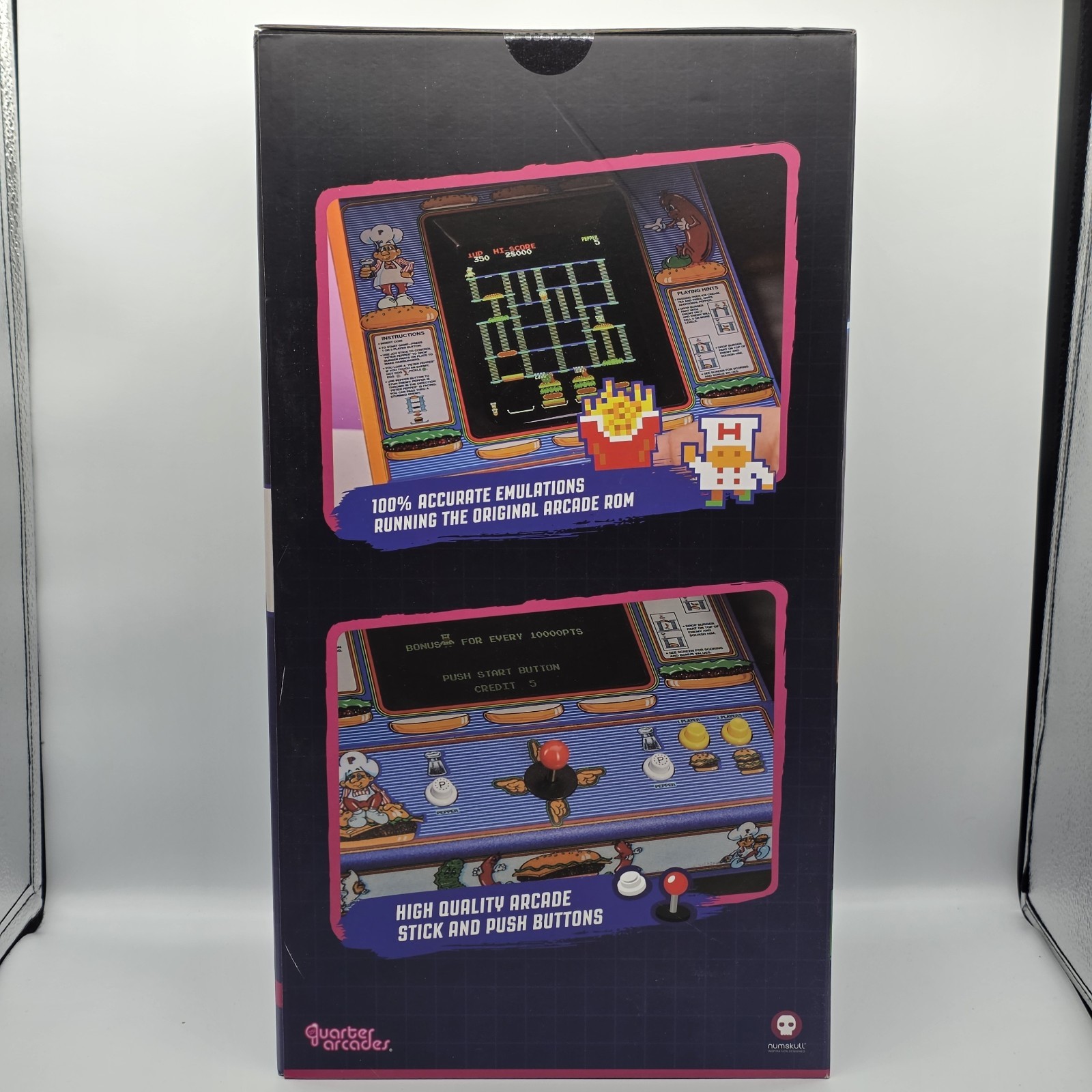 Numskull Burger Time Collector’s Edition Mini Arcade – Retro 1/4 Scale
