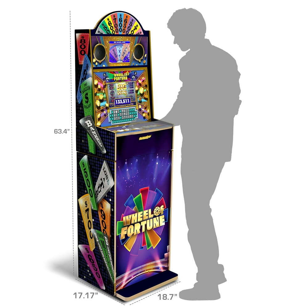 Video Slot Machine – Casino Arcade – 5 Ft Tall Cabinet up tp 24 Games Available