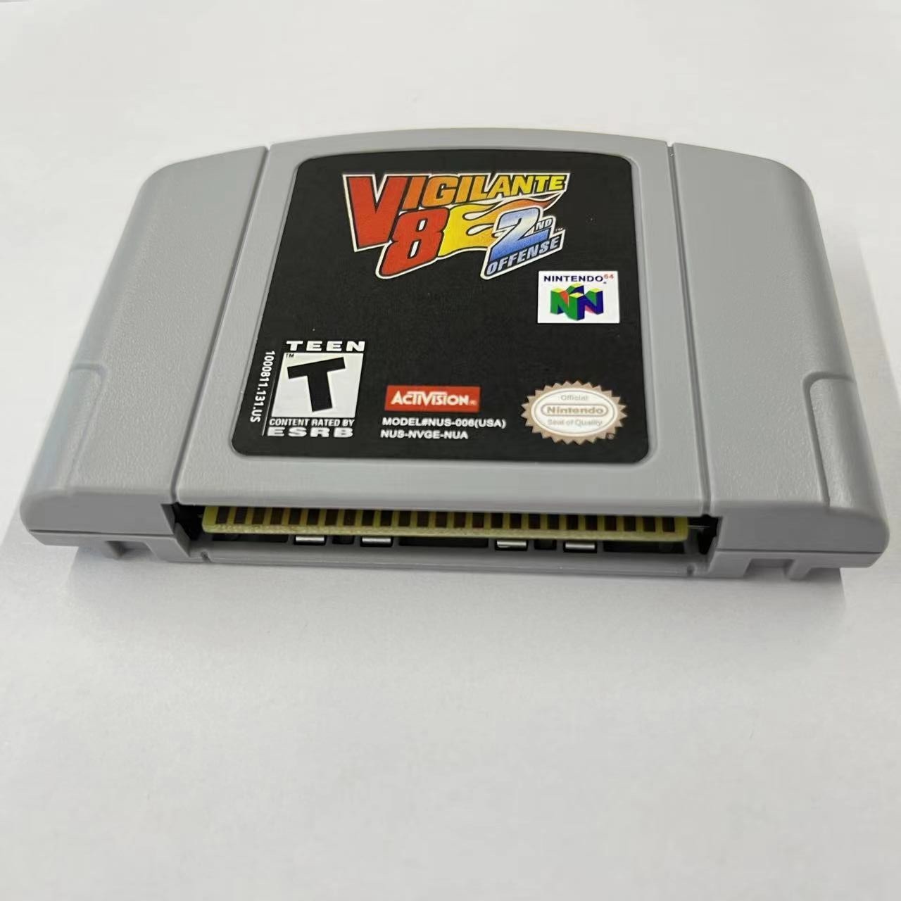 Vigilante 8: 2nd Offense for Nintendo 64 N64 Game Cartridge Retro Game Tested