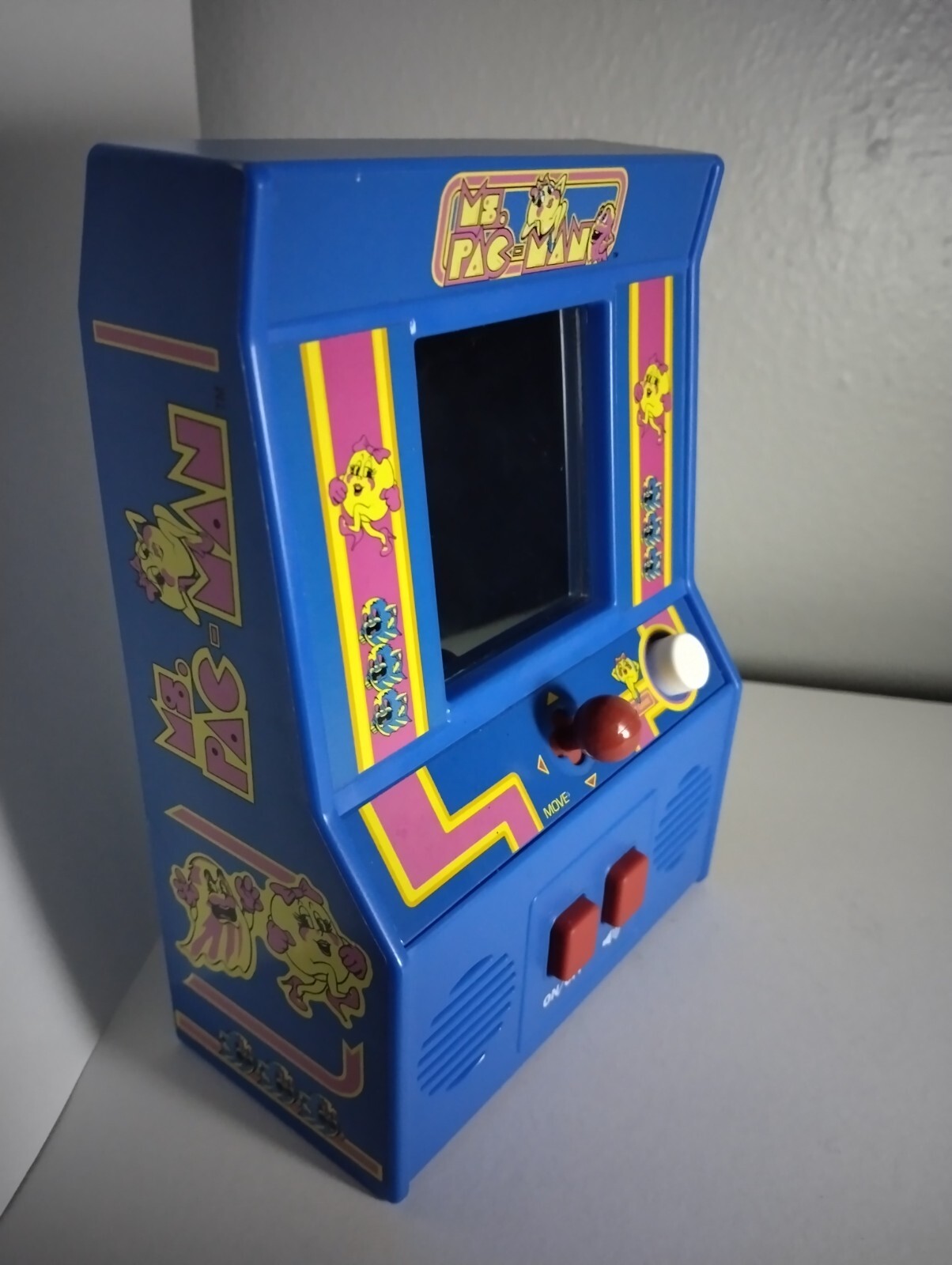Mrs.Pacman 5 Inch Mini Tested Arcade Game 2018 Bandai Namco entertainment Inc.
