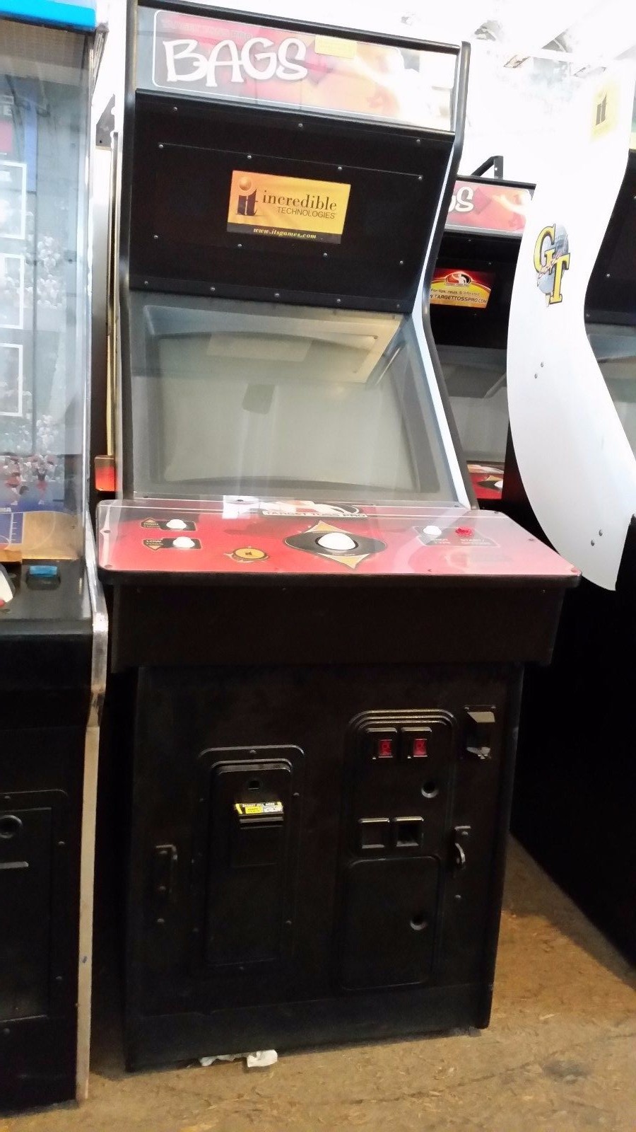 Cornhole Stand Up Video Arcade Game