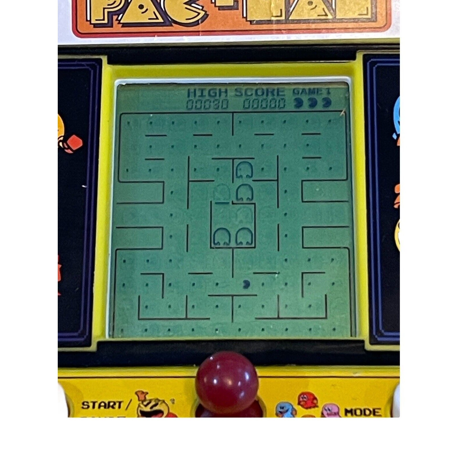 Pac-Man Mini Arcade Game Bandai Namco Miniature Pacman Used Tested