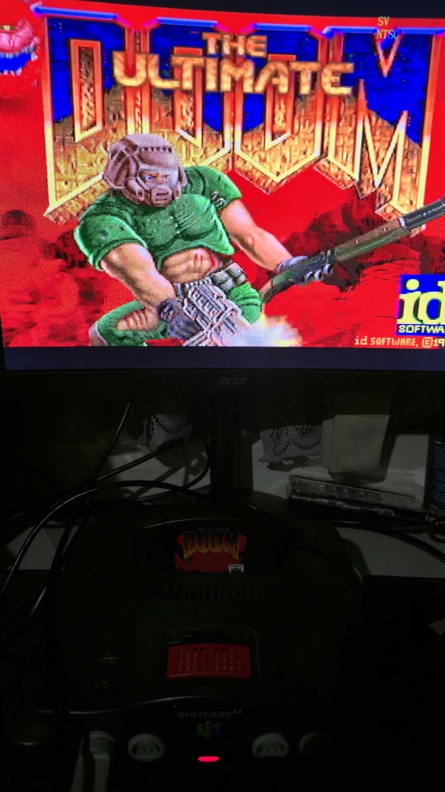 The Ultimate Doom Games Cartridge For Nintendo 64 Console US Version