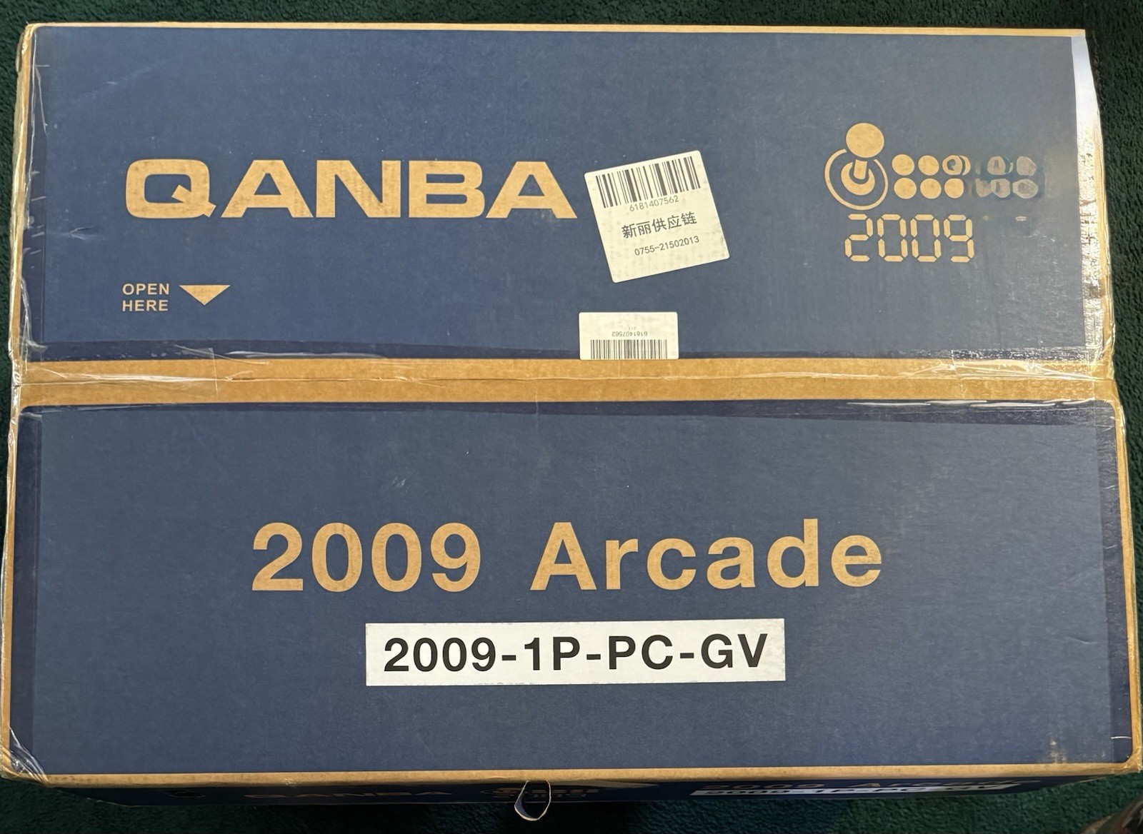 Qanba 2009 Arcade Desk With Box, Brooks P5 Board, and extra Sanwa Buttons