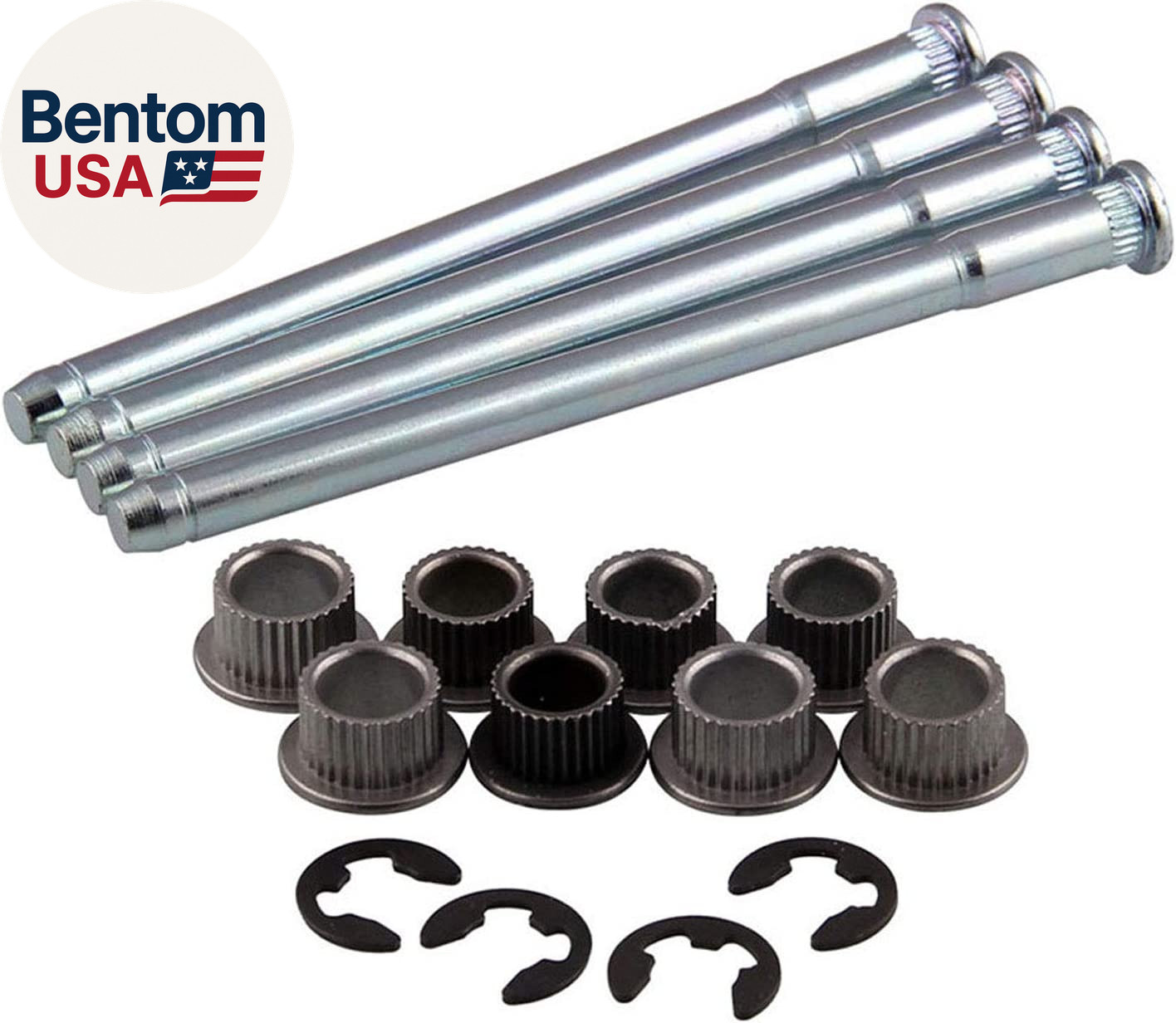 Compatible with Door Hinge Pin and Bushing Repair Kits (4 Pins 2 Door) Replacem
