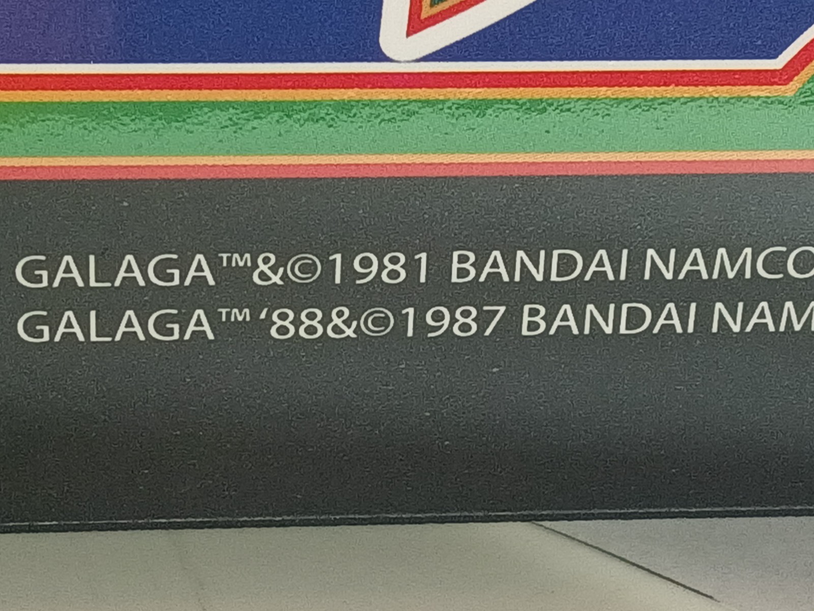 ARCADE1UP Galaga Countercade GAL-C-09429-WM 2 Games