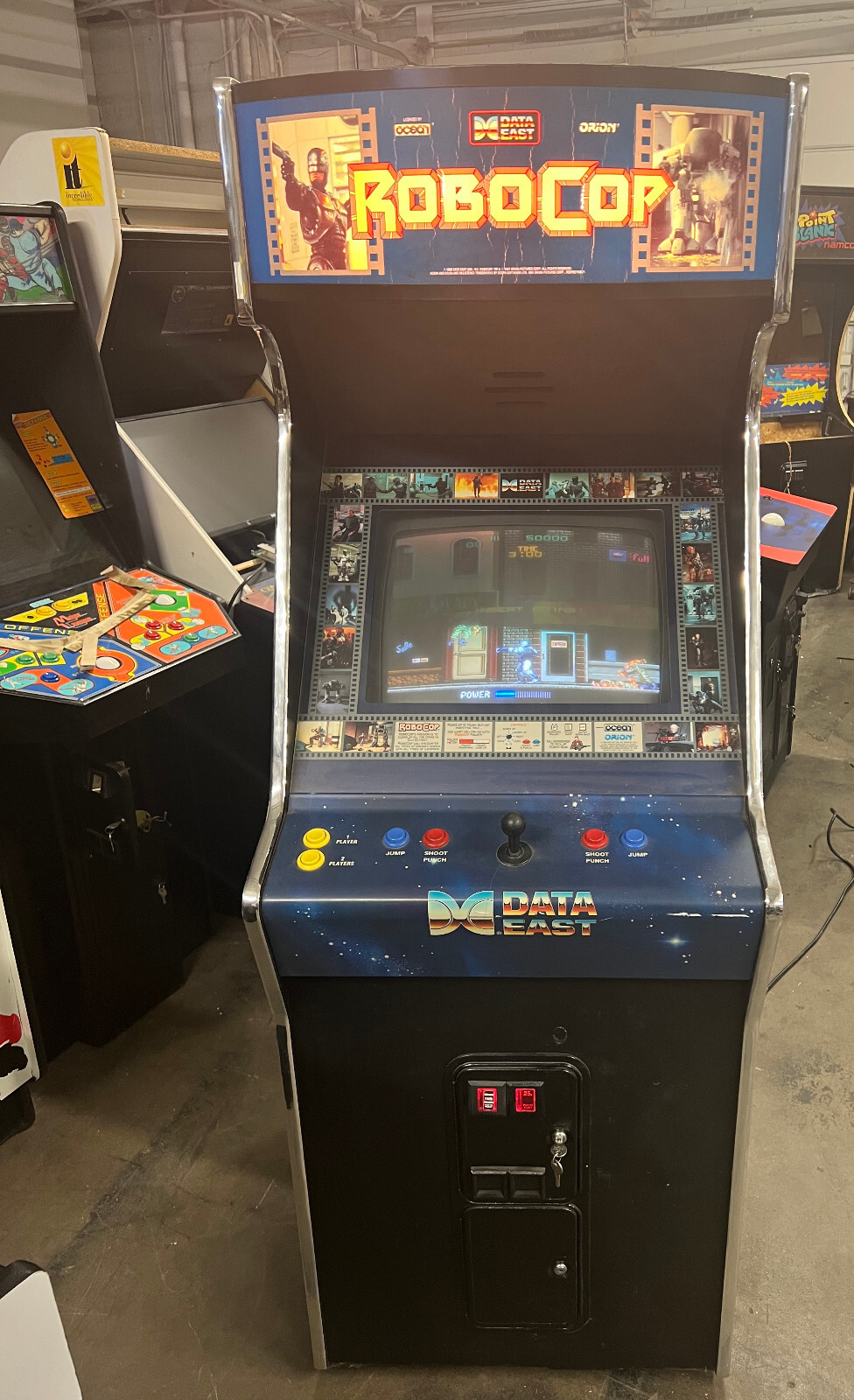 ROBOCOP ARCADE MACHINE by DATAEAST 1988 (Excellent Condition) *RARE*