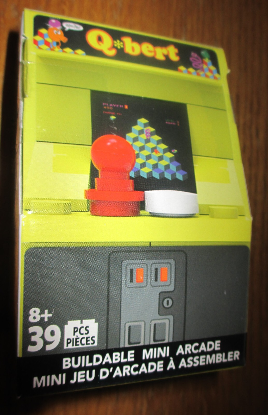 Arcade Classics Buildable Mini Arcade You Build 39 Pieces Q-bert – NIB