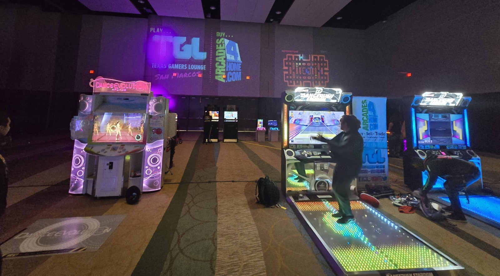 Dance RUSH Stardom Arcade Game Texas. DRS like DDR dance revolution style